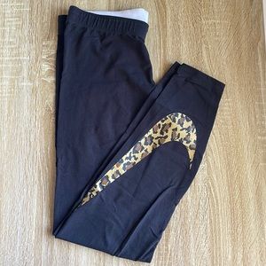 Nike leggings Cheetah print swoosh